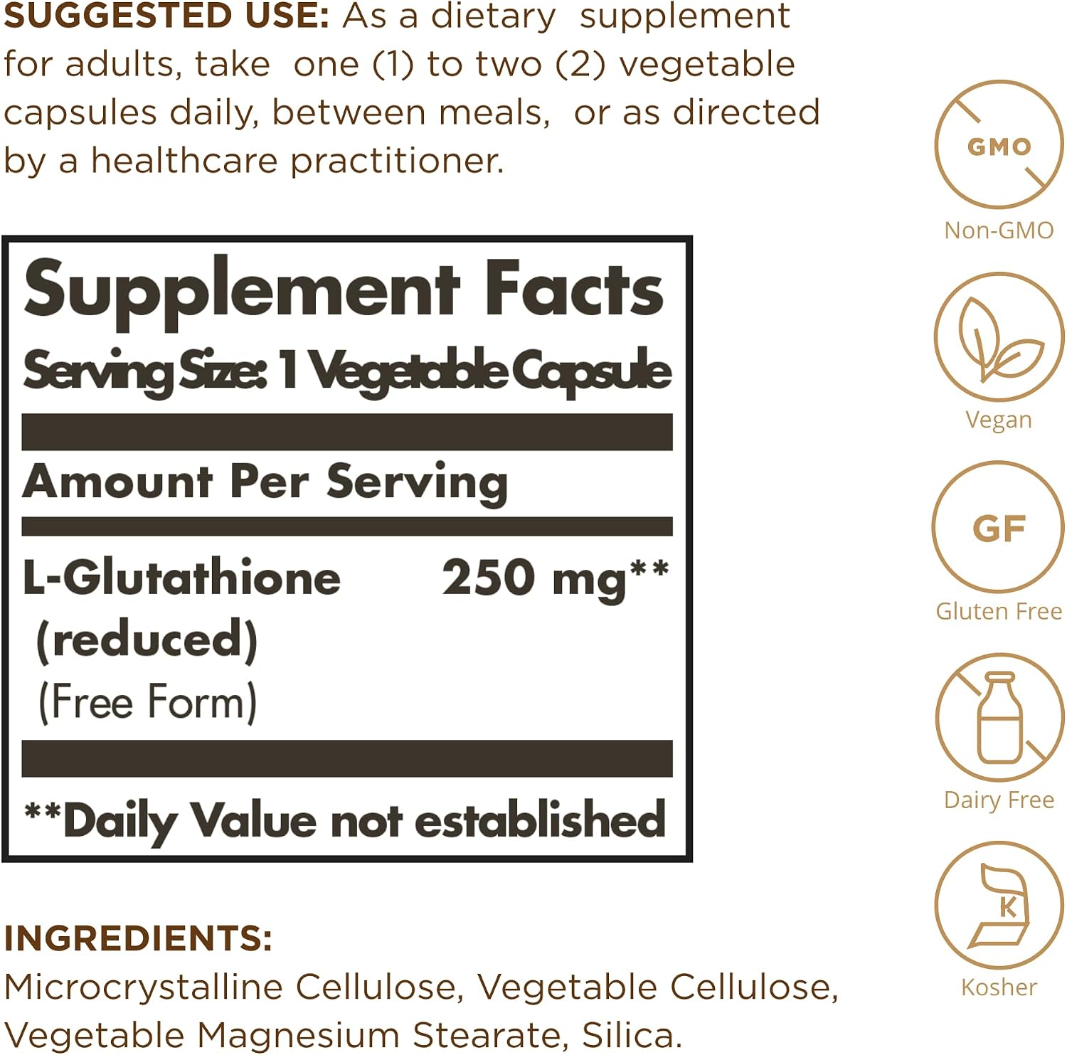 Solgar Reduced L-glutathione