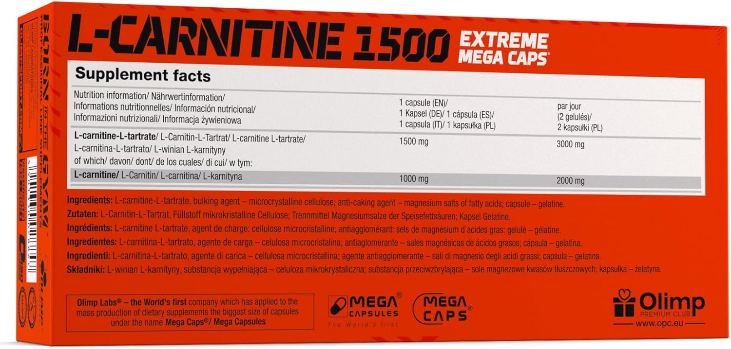 mega l carnitine review Olimp Sport Nutrition L-carnitine 1500 Extreme Mega L-Carnitine 1000mg Liquid
